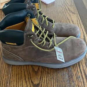 Dewalt industrial Brown Men's lace up , steel toe Work Boots